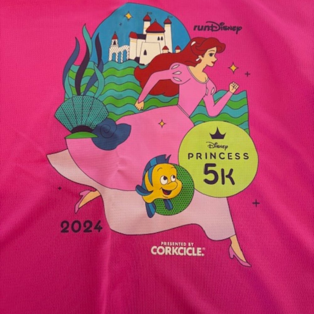 2024 runDisney Princess Half Marathon Weekend 5K race shirt